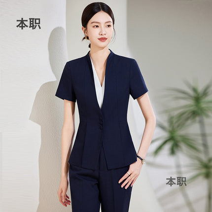 【Soft and Comfortable】Professional Suit Set for Women, Suitable for Jewelry Stores, Hotel Front Desk, Sales Department, Professional Workwear