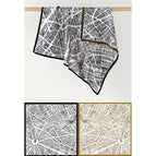 W7004-classic map / 70*70cm