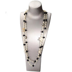770 black beads small flowers 5 words