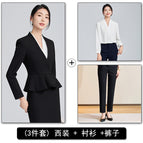 Black suit + pants + shirt / S
