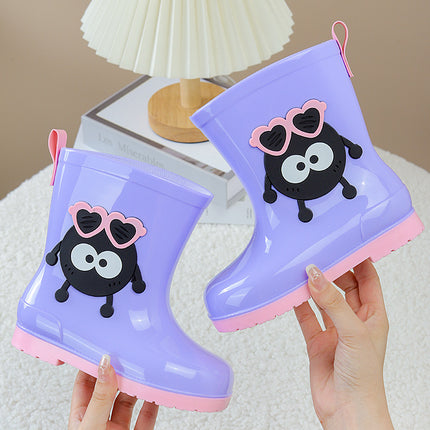 Children's rain boots wholesale boys and girls cartoon rain boots baby children's water shoes four seasons universal wear-resistant rubber shoes wholesale