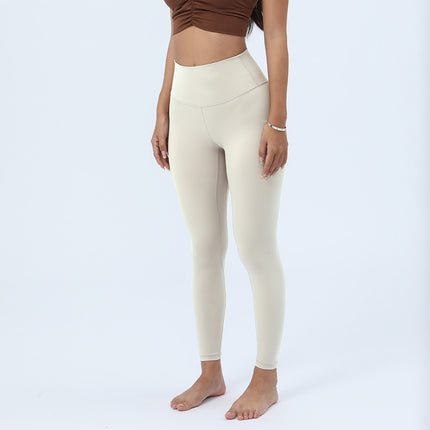A cold winter 380g thick warm velvet autumn and winter warm yoga pants women's high waist hip sports fitness pants