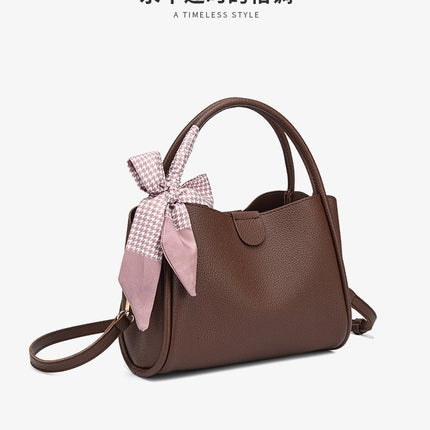 Retro PU Boston Bag Women Crossbody / Sac Boston PU Rétro Femme Bandoulière