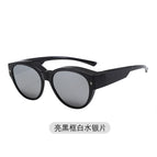Bright black frame white mercury