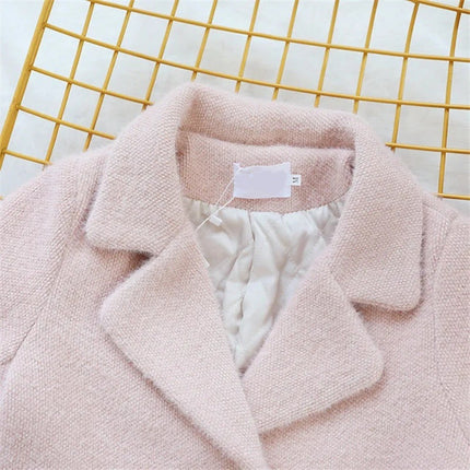 Winter New Wool suit Women's Thickened Lambskin Coat Fashion Skirt suit Skirt Elegant Two-piece Set