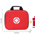 Red large first aid kit for family