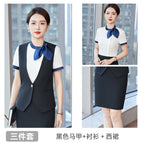 Black Vest Shirt Dress / S