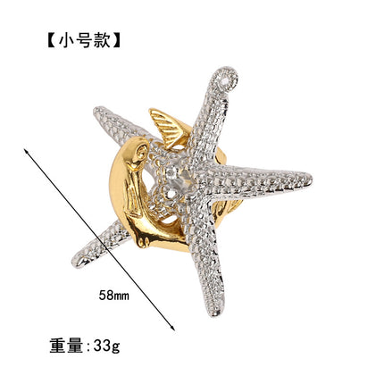 [Small size] zinc alloy unlock Kong Ming lock magic alloy educational toys nine-chain intelligence unlock ring buckle