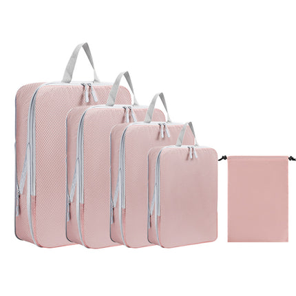 Foreign Trade Cross-Border Hot-Selling Travel Storage and Sorting Compression Bag Set Clothing Storage Trolley Case Neat and Portable