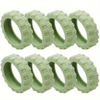 Fifth generation green thickening / Large size 8 pieces [wheel diameter 5.1-6.8cm]