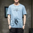 Blue [parkour] short sleeve / M