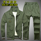 Pure cotton summer [Army green 620] set / 165/M [45.00 kg-55.00 kg]]