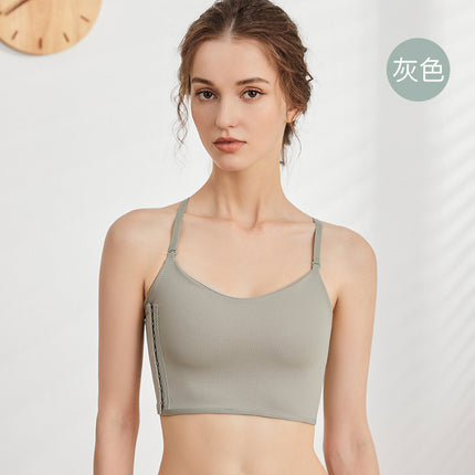 Jane Mani Big Chest Shown Small Sling Bracket Underwear Women's Super Flat Chest Shaping Women's Chest Wrap Vest Student Summer