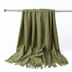 Military green / Aa wool 330g (200*70cm)