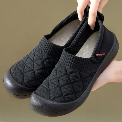 Shoes for Women Summer New Style Old Beijing Cloth Shoes Lightweight Flat Shoes Soft Sole Comfortable Versatile Mother's Shoes