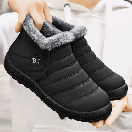 Cotton shoes winter new foreign trade couple snow boots fleece-lined thickened cotton boots polyurethane warm casual walking shoes
