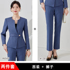 gray blue suit gray blue pants / 3XL