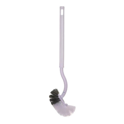 Creative Silicone Japanese Elbow Toilet Brush with Base Wall Mounted Brush Toilet Toilet Hard Hair Cleaning Brush