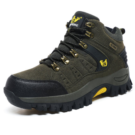 Outdoor High Top Hiking Shoes Hiking Shoes Waterproof Sneakers