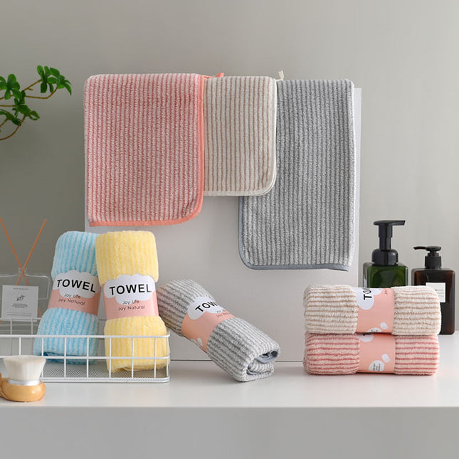 Absorbent Towels Are Faster Drying Than Pure Cotton, Face Towels for Men and Women, Adult Hair Drying Towels, Coral Velvet Bath Towels, Couples' Absorbent and Quick-Drying Towels