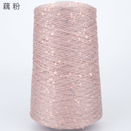 Silk Joy/Tencel Iridescent Sequin Hand-Knitted Yarn Ball Colorful Tencel Sequin Yarn Wholesale 500g