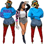 Stretch denim, zip front, double back pockets / S