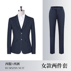 Navy blue jacket + pants (female) / S