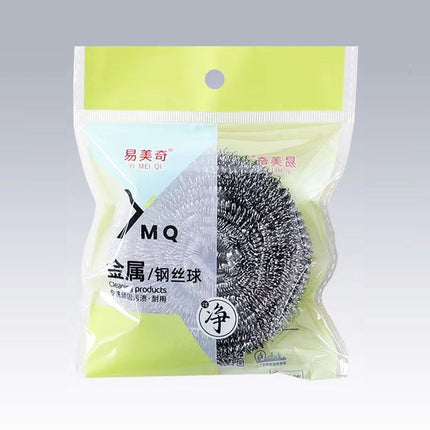 Supermarket Supply Steel Wire Ball Kitchen Cleaning Household Cleaning Ball Stainless Steel Pot Brush Dishwashing Brush Spot Drop Shipping