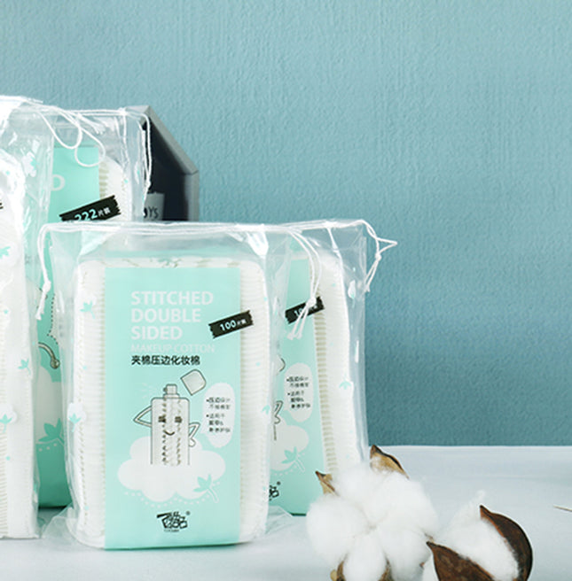 Cool makeup cotton makeup remover cotton disposable padded edge cotton 50 100 222 bags water-saving wholesale