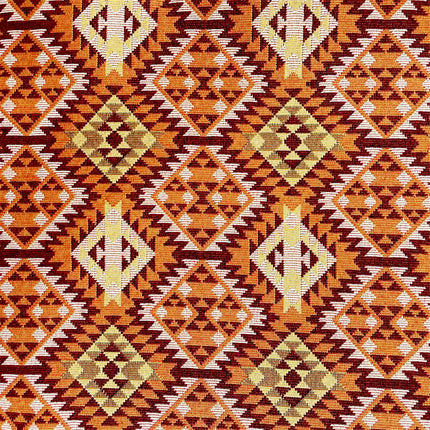 Ethnic style yarn-dyed jacquard cloth geometric stripes home fabric tablecloth sofa cloth decorative cloth for clothes in stock wholesale