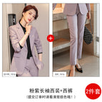 Pink and Purple Long-Sleeved Suit Pants / S