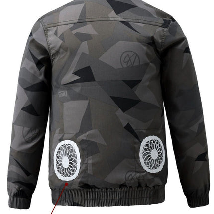 Summer Cooling Air-Conditioned Clothing, Heatstroke Prevention and Cooling, Construction Site Workers' Labor Protection Workwear, Same Style Outdoor Welder Clothing for Men and Women