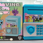 Cartoon piggy bank rhythm and sub blue / 7.9*8*11.5cm