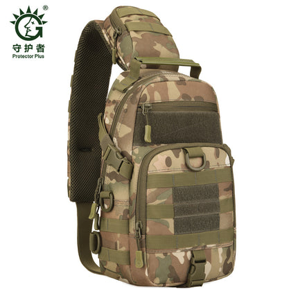 Guardian Tactical Chest Bag Men's Outdoor Crossbody Bag Men's Large Capacity Sports and Leisure Camouflage Shoulder Backpack Men's