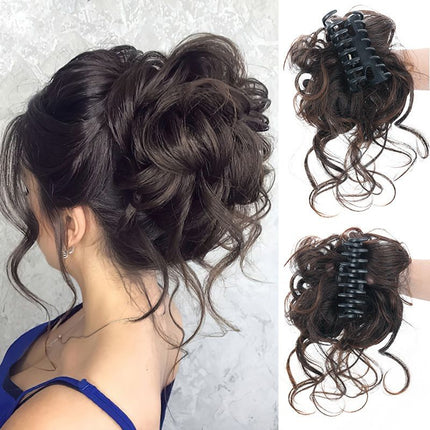Marubeni Head Fluffy Wig Hair Accessories Hair Accessories Realistic Girls Comfortable Black Soft Durable Styling Increase Display