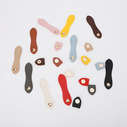 Magnetic buckle gourd-shaped buckle diy all-match simple stitching leather buckle luggage accessories in stock