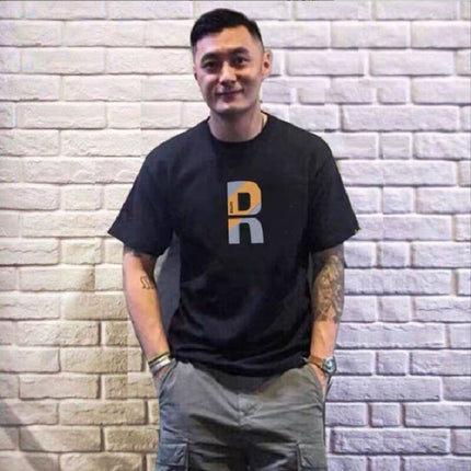 Men's T-shirt Pure Cotton Short-sleeved 2024 New Summer Round Neck Men's and Women's Half-sleeved T-shirt Spring & Fall Popular T-shirt