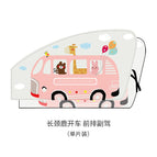 Giraffe driving-co-driving