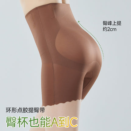 Summer 1607 Light Cool Skin Invisible Liquid Foundation Nylon Jelly Strip Body Shaping Hip-lifting High Waist Base-on Belly Tinting Underwear