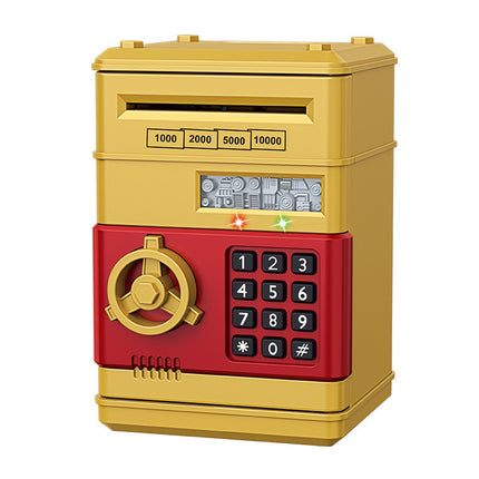 Cross-border atm smart password piggy bank large capacity children's creative piggy bank can only enter the piggy bank