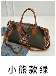Internet Celebrity Travel Bag Women's Portable Korean Style Short-Distance Large-Capacity Luggage Bag Fitness Bag Trendy Lightweight Travel Bag Travel Bag