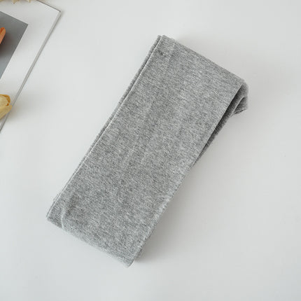Autumn and Winter Cotton Flat Pantyhose Medium Gray Leggings Japanese Thin Velvet Autumn Trousers Slimming and Slim Outer Wear Wholesale