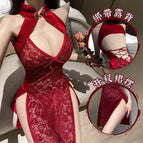 552 red / Large size + stockings