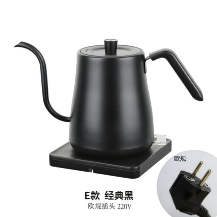 Slender Mouth Electric Household Kettle with Thermometer Coffee Hand Kettle Electric Kettle Electric Coffee Pot
