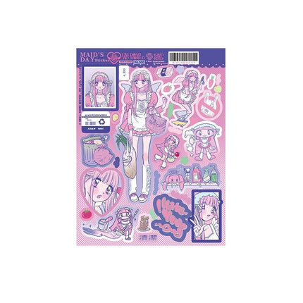 [in stock] September New domi Character Sticker South Korea Ping for ins Spice Girls Sticker DIY Mobile Phone Shell Mobile Phone Account