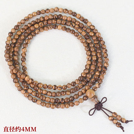 Factory wholesale exquisite Vietnam agarwood bracelet tiger white sand sink bracelet 108 beads men's and women's jewelry