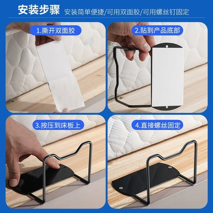 No-Drill Wooden Bed Tatami Metal Bracket Mattress Anti-Slip Fixer Sofa Cushion Anti-Slip Anti-Shift Tool