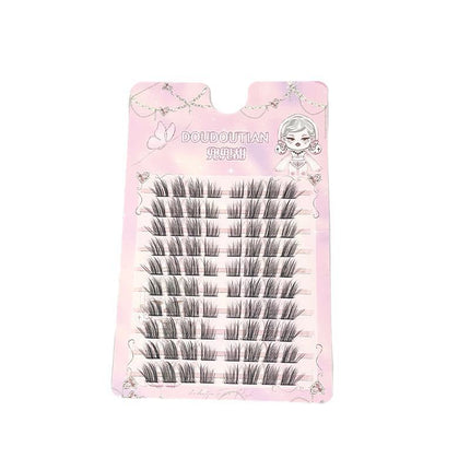 Doudou Tianjia 1 Pure Fox Style Slanted False Eyelashes Lengthening Eye Slanted Eyeliner Imitation Grafted Fox Style Cool Eyelashes