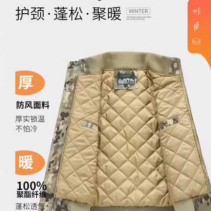 Autumn and Winter Ma1 New Jacket cotton and thickening Workwear Air Force Loose plus size Casual Jacket Baseball Uniform Camouflage