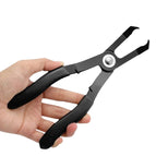 Plastic buckle removal pliers-30 degrees (black light handle)
